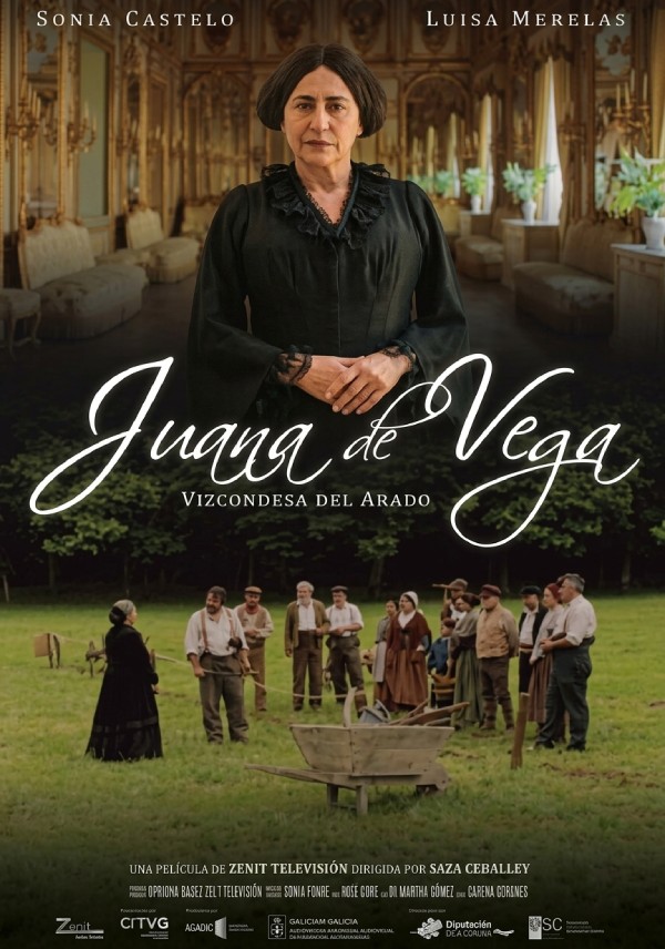 Cartel de la película Juana de Vega, Vizcondesa del Arado
